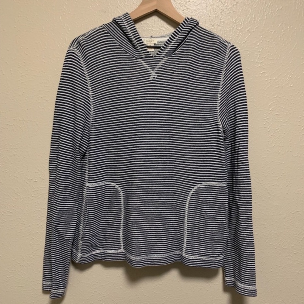 JCrew Striped Hoodie